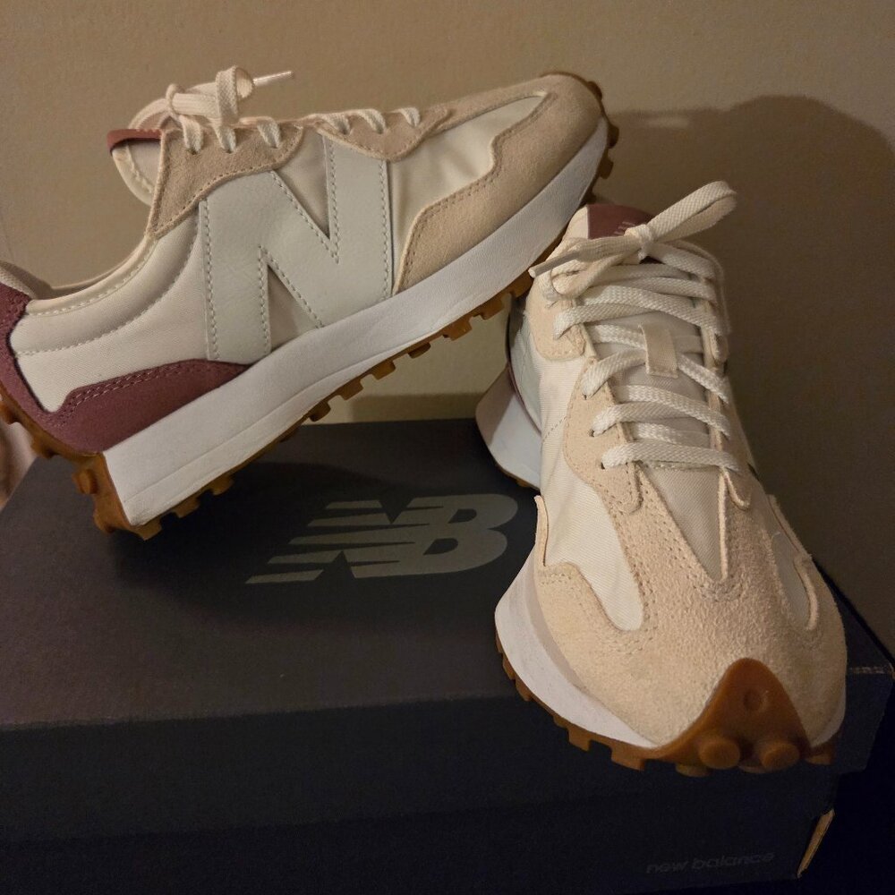 New Balance  Pink and White